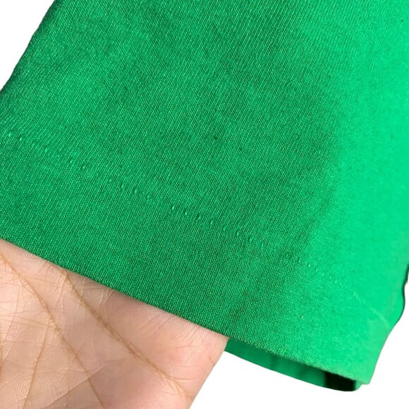 Vintage 80s Hunt Iowa Crewneck T Shirt M Green Single Stitch Short Sleeves Pigs - Picture 4 of 8